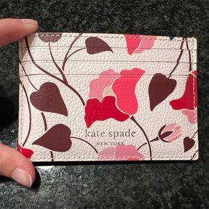 kate spade eva nouveau bloom small slim cardholder
